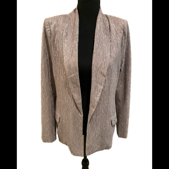 ASTR THE LABEL PEWTER EVENING BLAZER - Picture 2 of 8
